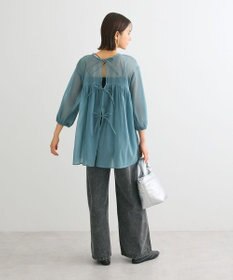 Green Parks ２ＷＡＹ　シアーギャザーチュニック