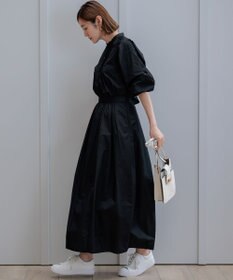 23区 S ナイロンコットンポプリン ボリュームスリーブ ブラウス