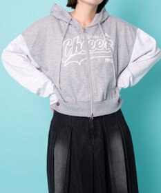 WEGO チアロゴWジップパーカー