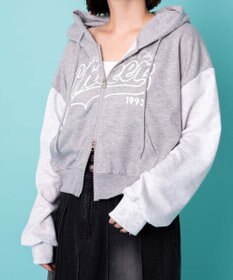 WEGO チアロゴWジップパーカー