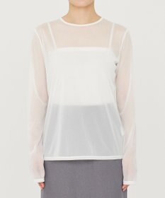 uncrave トリコットシフォン クルーネック カットソー（uncrave STANDARD）