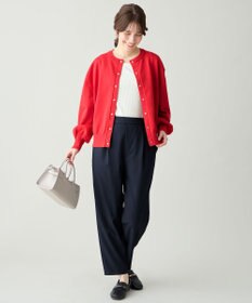 ANY L スプリングカラーニットカーディガン