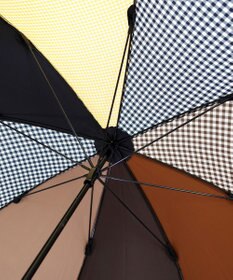 +RING 【UVカット95%以上】【UPF50＋】プラスリング 長傘60cm BRN/GNG T1288