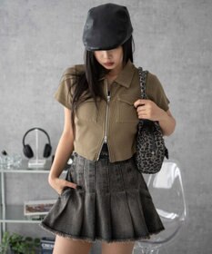 WEGO チャーム付きチェーンボストンバッグ