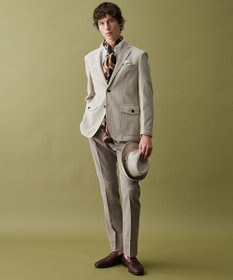 JOSEPH ABBOUD 【尾州産素材・和紙糸使用・洗える】和紙MIXラッセル ハット