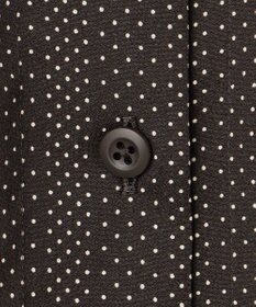 J.PRESS LADIES L 【洗える】ドットデシンプリント ピンタック ワンピース