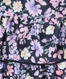 ANY KIDS ギンガムチェック×花柄セパレート水着