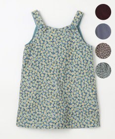 組曲 KIDS 【100㎝】モノトーンフラワーコーデュロイ ワンピース