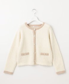 Feroux 【洗える】ブークレー ニットジャケット