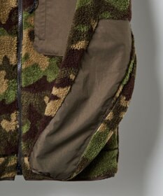 JOSEPH ABBOUD MOUNTAIN 【軽量】カモフラージュフリース ブルゾン