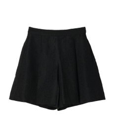 Green Parks タック入りジャガードキュロットパンツ