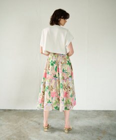 GRACE CONTINENTAL フルーツ刺繍フレアスカート