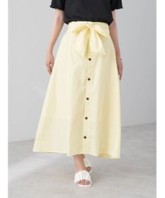 earth music&ecology ウエストリボンヘムスカート