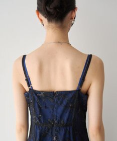 YECCA VECCA 【2点SET】フラワー柄スパンコール刺繍ドレス