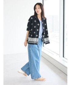 CRAFT STANDARD BOUTIQUE パネル刺繍開襟シャツ