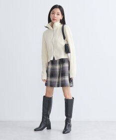 earth music&ecology ベロアケーブルＺｉｐカーディガン