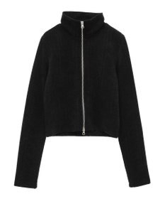 earth music&ecology ベロアケーブルＺｉｐカーディガン