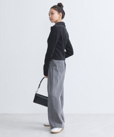 earth music&ecology ベロアケーブルＺｉｐカーディガン