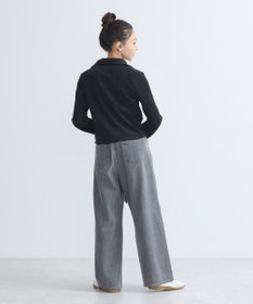 earth music&ecology ベロアケーブルＺｉｐカーディガン