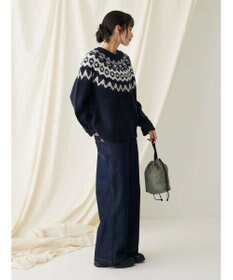 CRAFT STANDARD BOUTIQUE 求心柄ニットプルオーバー