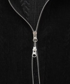 earth music&ecology ベロアケーブルＺｉｐカーディガン