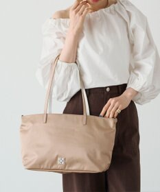 russet バイカラーレザーハンドルトートバッグ(SF-279)