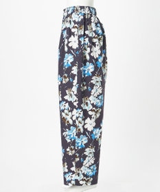 23区 【GOLD LABEL】ペインティングフラワープリント ワイドパンツ