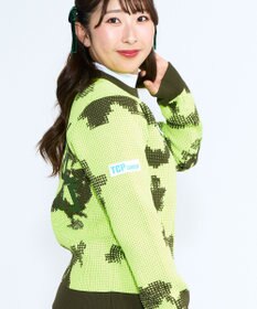 PW CIRCULUS 【WOMEN】Spark dot camouflage 軽量ニット ゴルフウェア レディース
