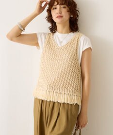 AMERICAN HOLIC 【前後2WAY】フリンジショートベスト