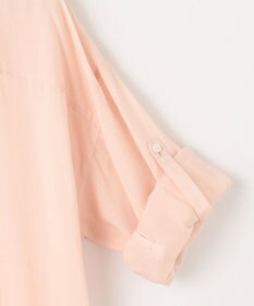 自由区 【洗える】テンセルリネンシャツワンピース