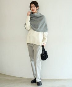 UNFILO コットンカシミヤニット クルーネック