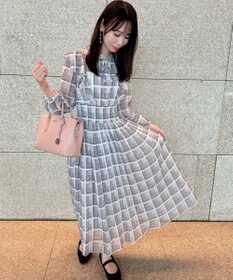 Feroux 【洗える】プリーツ ワンピース