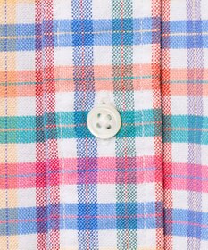 J.PRESS MEN コットンオックス マルチチェック シャツ / ボタンダウン