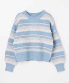 ANY パターンボーダーニット