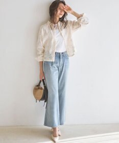 23区 L 【SLOW/一部店舗限定】ワイドシルエット デニム パンツ