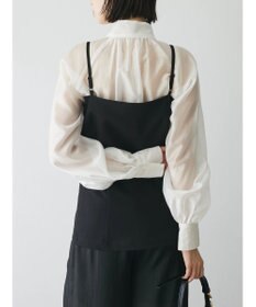 Green Parks AnriettMusee シアーボウタイブラウス