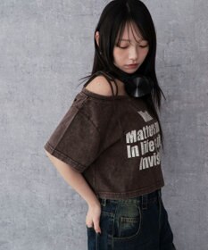 WEGO 2WAYオフショルショートT
