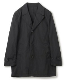 JOSEPH HOMME 【LEON 掲載】ブライトナイロンシャンブレー 　シングルブレストスプリングコート