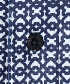 23区GOLF 【MEN】モノグラム総柄長袖ポロシャツ