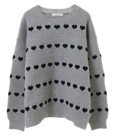 Green Parks ・ｓｗｉｎｇ　ｂｙ　ハートクルーネックニット