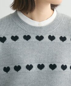Green Parks ・ｓｗｉｎｇ　ｂｙ　ハートクルーネックニット