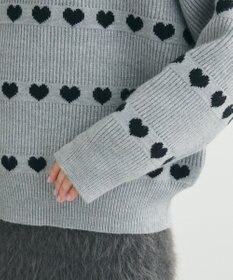 Green Parks ・ｓｗｉｎｇ　ｂｙ　ハートクルーネックニット