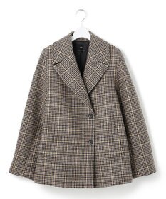23区 【Oggi11月号掲載】ボンディング チェックツイード ジャコット