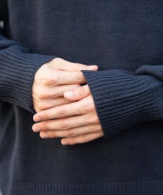 WEGO ラインポロニットプルオーバー