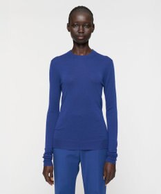 JOSEPH 【洗える】キャッシュエアー　ラウンドネックニット