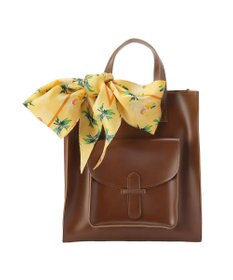 MOONBAT FURLA シルク100% 花柄 菱形スカーフ