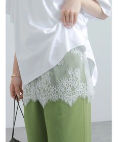 Te chichi スカラップレースヘムタンクトップ