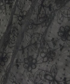 earth music&ecology フラワー刺繍レイヤードスカート