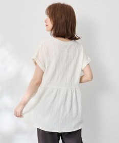 ANY L フクレジャージチュニック