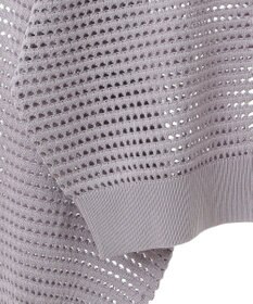 AMERICAN HOLIC ジップアップメッシュニットカーディガン